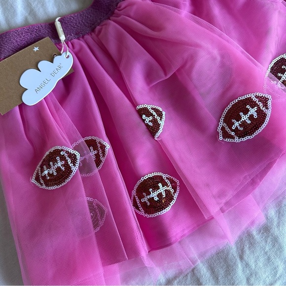 Angel Dear Pink Football Tutu Skirt NWT 6-8 years - Picture 4 of 7